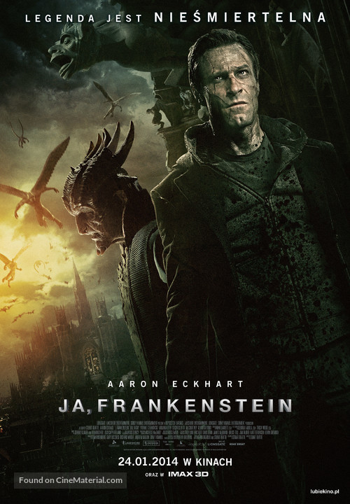 I, Frankenstein - Polish Movie Poster