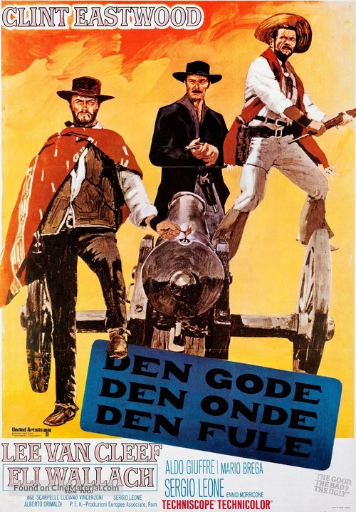 Il buono, il brutto, il cattivo - Swedish Re-release movie poster