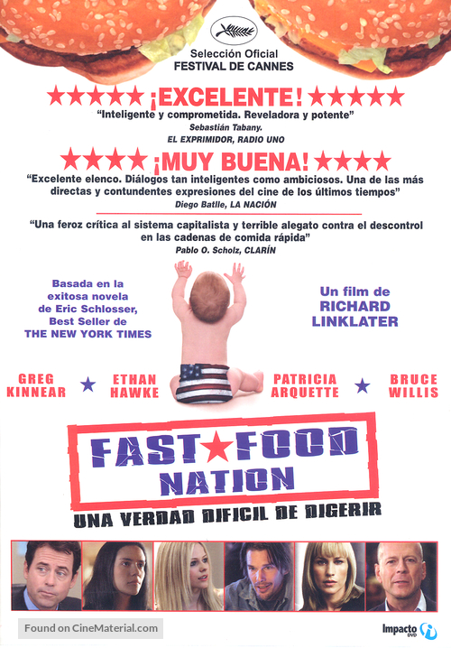 Fast Food Nation - Argentinian DVD movie cover