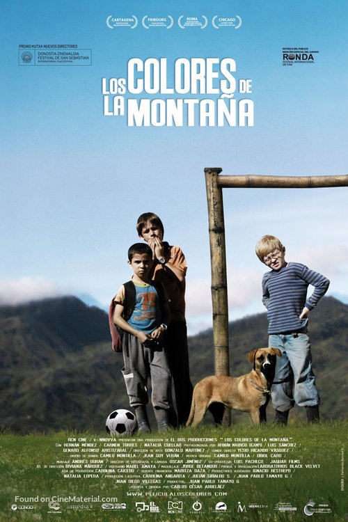 Los colores de la monta&ntilde;a - Colombian Movie Poster