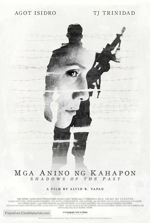 Mga anino ng kahapon - Philippine Movie Poster