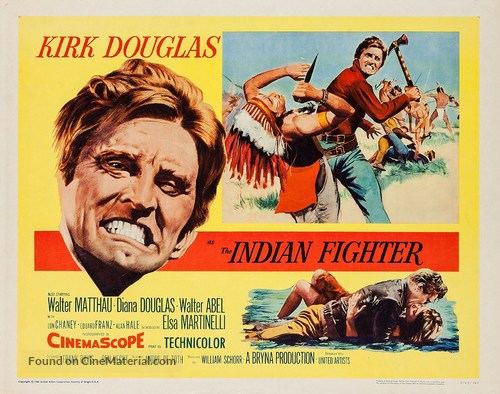 The Indian Fighter - Re-release movie poster