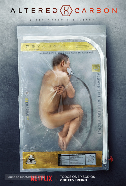 &quot;Altered Carbon&quot; - Portuguese Movie Poster