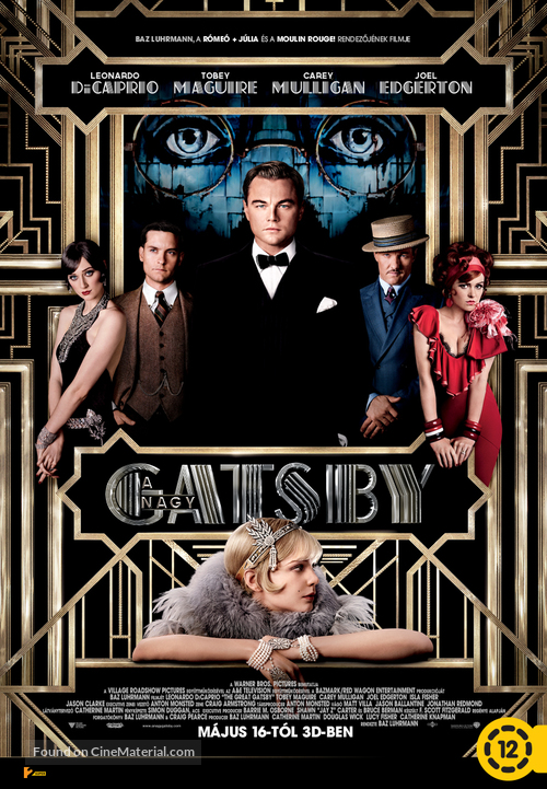 The Great Gatsby - Hungarian Movie Poster
