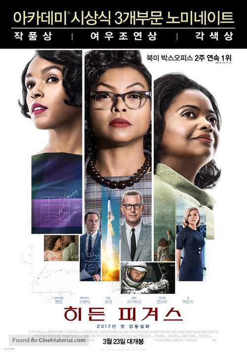 Hidden Figures - South Korean Movie Poster