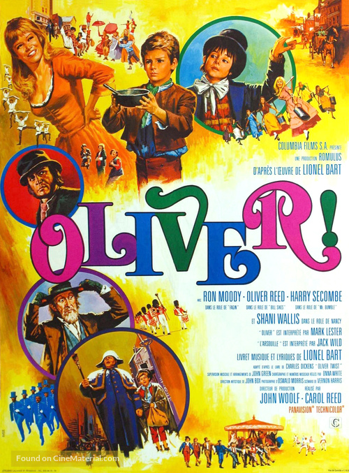 Oliver! - French Movie Poster