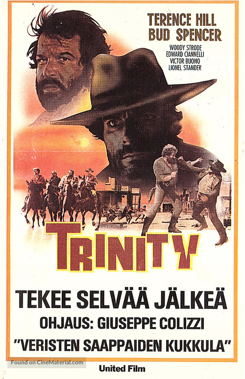 La collina degli stivali - Finnish VHS movie cover