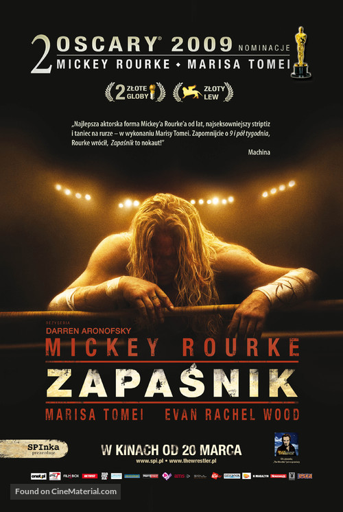 The Wrestler - Polish Movie Poster