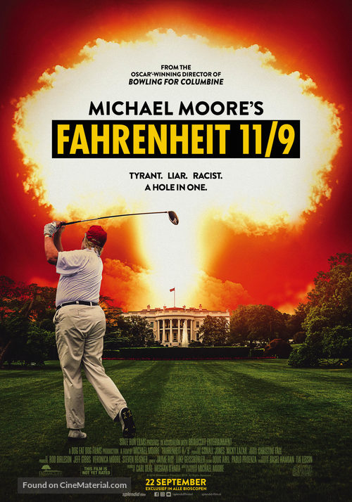Fahrenheit 11/9 - Dutch Movie Poster