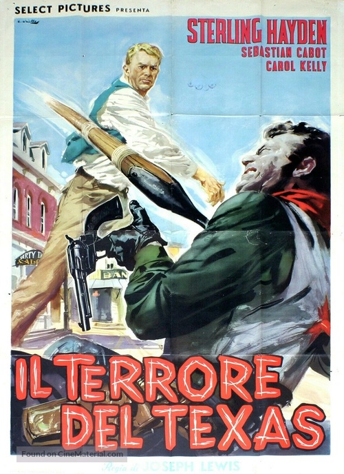Terror in a Texas Town - Italian Movie Poster