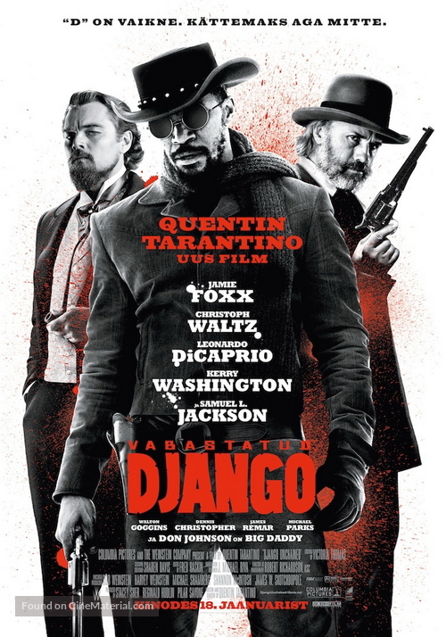 Django Unchained - Estonian Movie Poster