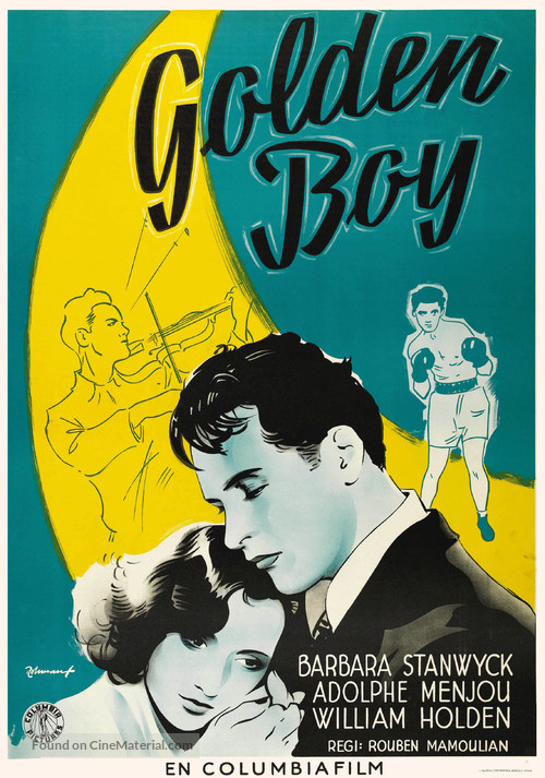 Golden Boy - Swedish Movie Poster