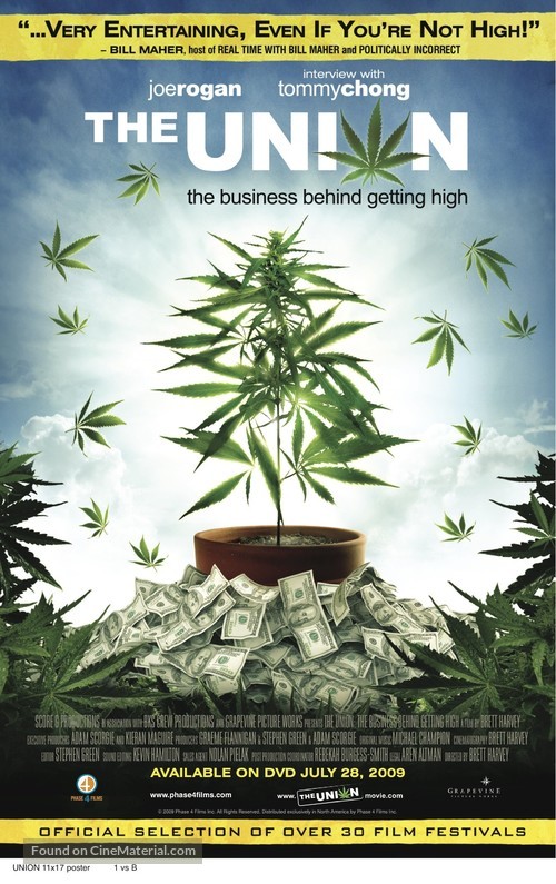 The Union: The Business Behind Getting High - Canadian Movie Poster