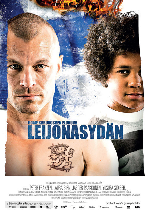 Leijonasyd&auml;n - Finnish Movie Poster