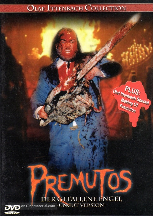Premutos - Der gefallene Engel - German DVD movie cover