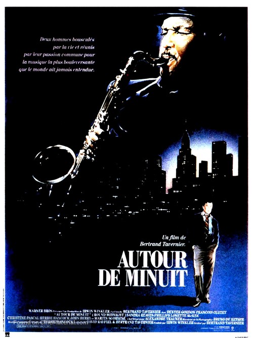 &#039;Round Midnight - French Movie Poster