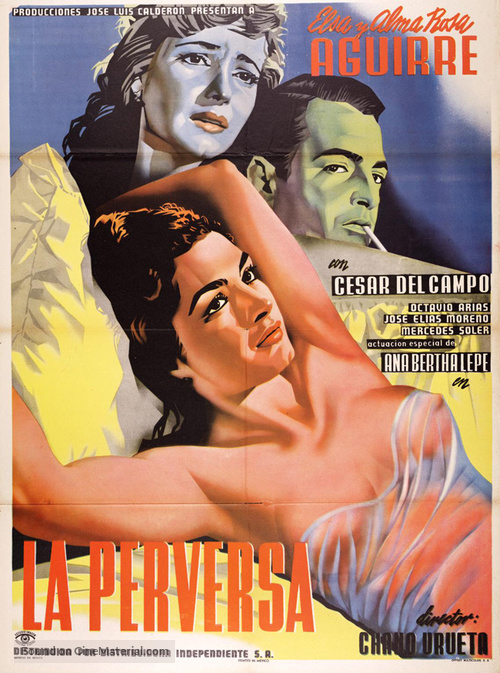 La perversa - Mexican Movie Poster