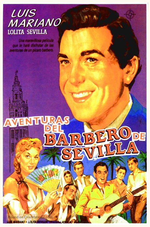 Aventuras del barbero de Sevilla - Spanish Movie Poster