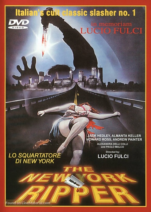 Lo squartatore di New York - Dutch DVD movie cover
