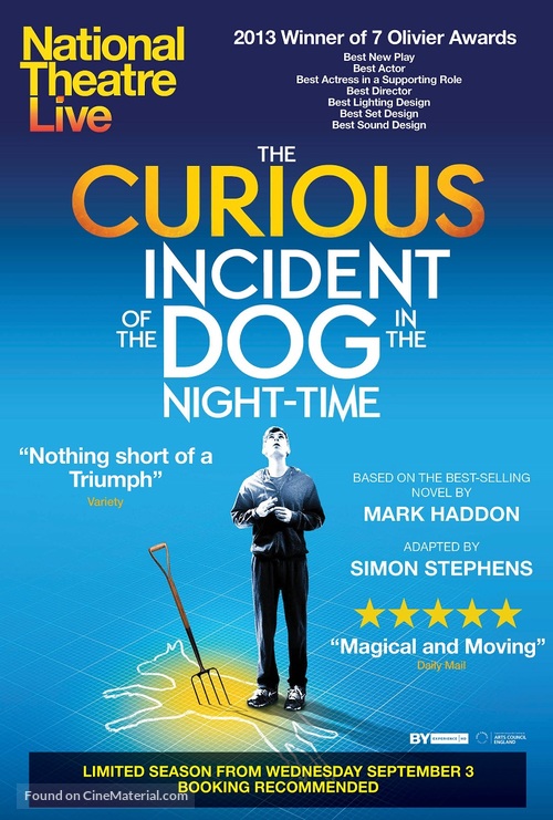 National Theatre Live: The Curious Incident of the Dog in the Night-Time - British Movie Poster