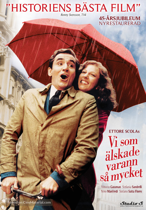 C&#039;eravamo tanto amati - Swedish Movie Poster