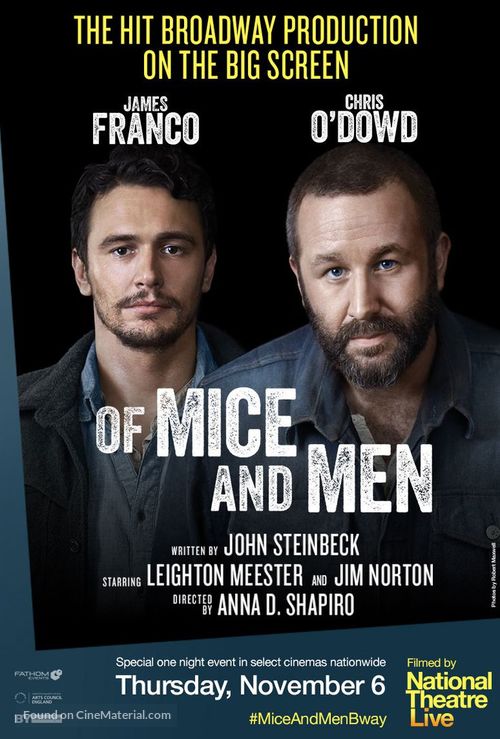National Theater Live: Of Mice and Men - British Movie Poster