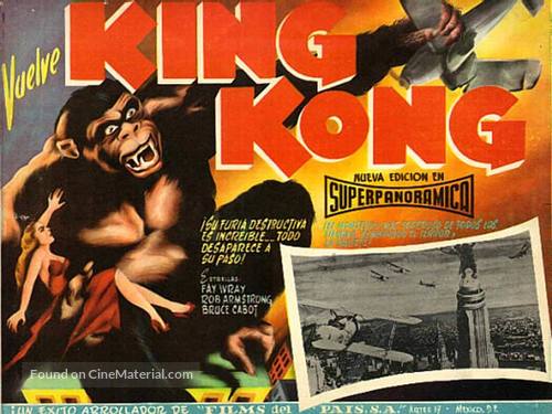 King Kong - Mexican Movie Poster
