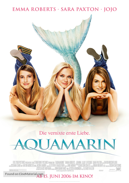 Aquamarine - German Movie Poster