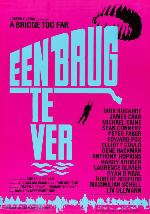A Bridge Too Far - Dutch Movie Poster