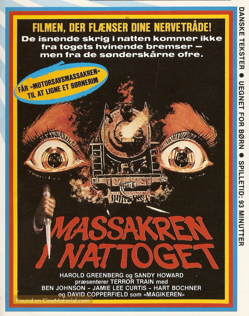 Terror Train - Danish DVD movie cover