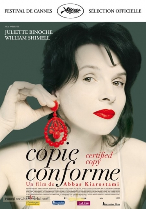 Copie conforme - Belgian Movie Poster