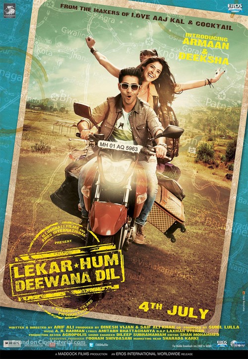 Lekar Hum Deewana Dil - Indian Movie Poster