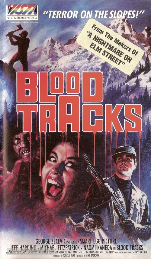 Blood Tracks - VHS movie cover