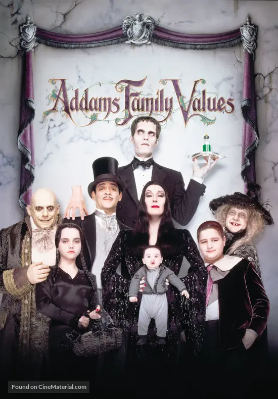 Addams Family Movie Poster 186 addams family values movie poster