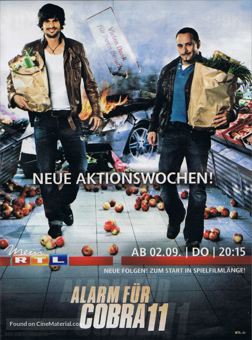 &quot;Alarm f&uuml;r Cobra 11 - Die Autobahnpolizei&quot; - German Movie Poster