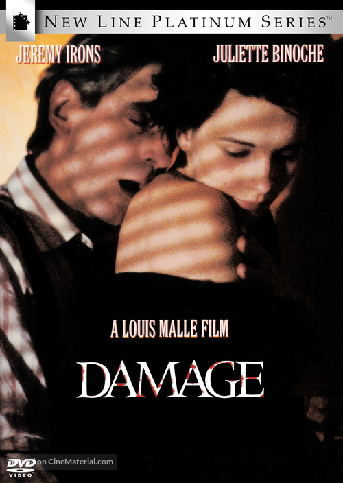 Damage - DVD movie cover