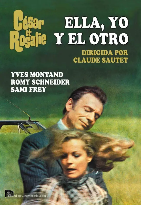 C&eacute;sar et Rosalie - Spanish DVD movie cover