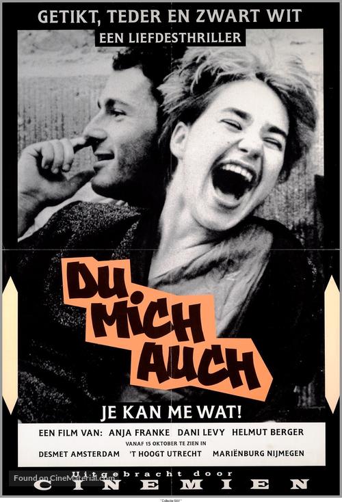 Du mich auch - Dutch Movie Poster