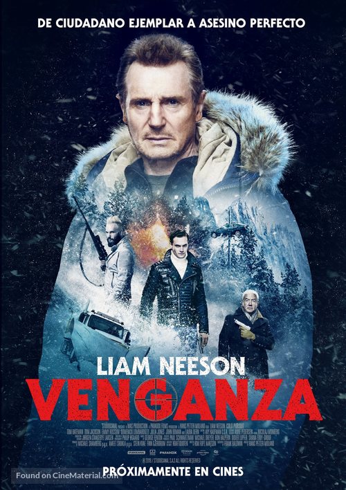 Cold Pursuit - Colombian Movie Poster
