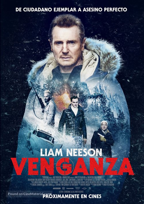 Cold Pursuit - Colombian Movie Poster