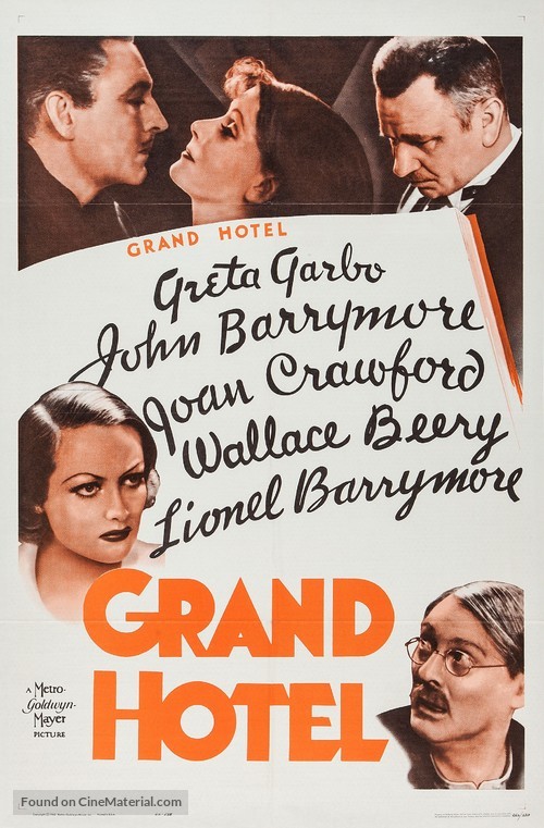 Grand Hotel - Re-release movie poster