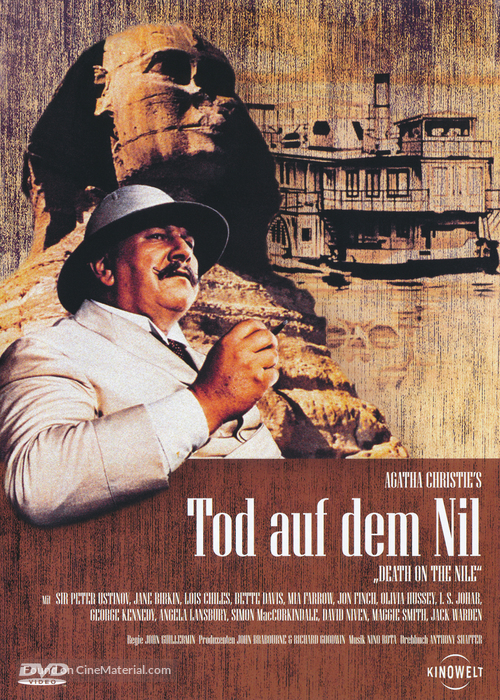 Death on the Nile - German DVD movie cover