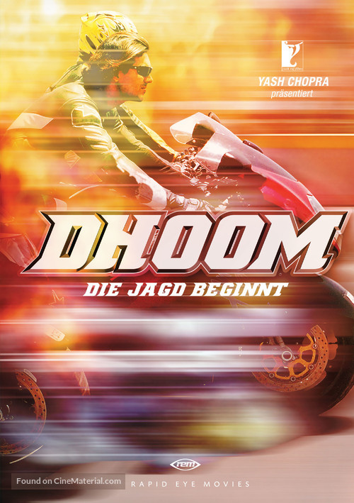 Dhoom - German DVD movie cover