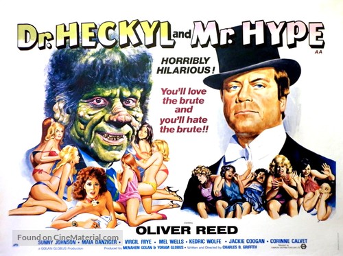Dr. Heckyl and Mr. Hype - British Movie Poster
