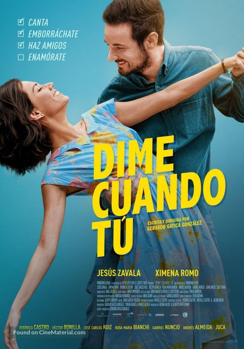 Dime Cu&aacute;ndo T&uacute; - Mexican Movie Poster
