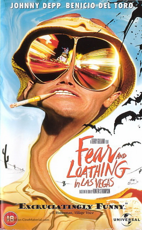 Fear And Loathing In Las Vegas - British Movie Cover