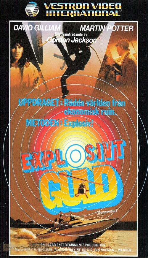 Gunpowder - Swedish VHS movie cover