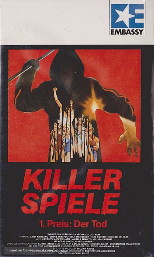 Fatal Games - German VHS movie cover