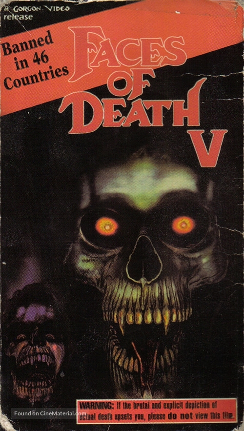 Faces of Death V - VHS movie cover