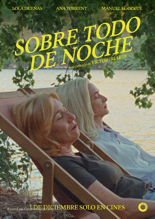 Sobre todo de noche - Spanish Movie Poster